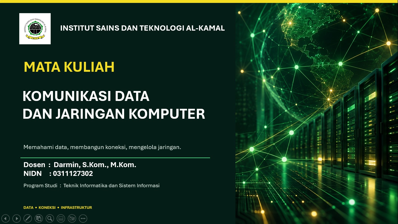 IF2153 - JARINGAN KOMPUTER - 4 SKS - DARMIN, S.Kom., M.Kom.